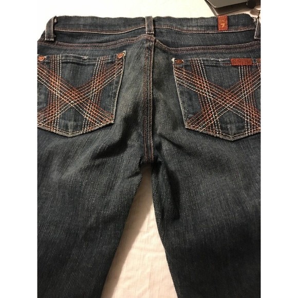 7 For All Mankind Women's Jeans Crop Mia  Distressed Size 27 NWT - Picture 9 of 10